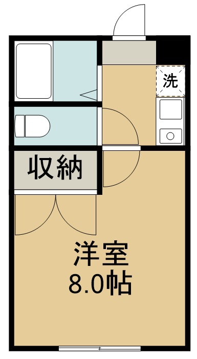 リベール今泉 104号室 間取り