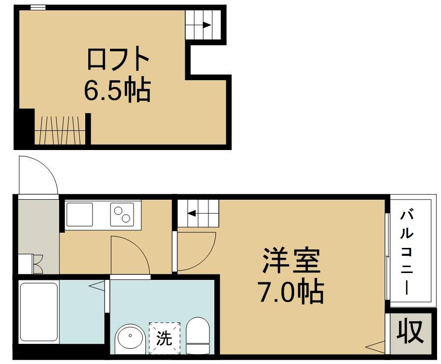 ＢｅｎｅＰｏｌａｒｉｓ 105号室 間取り