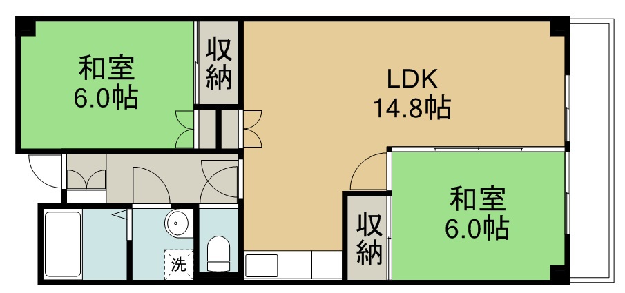 斎藤マンション 105号室 間取り