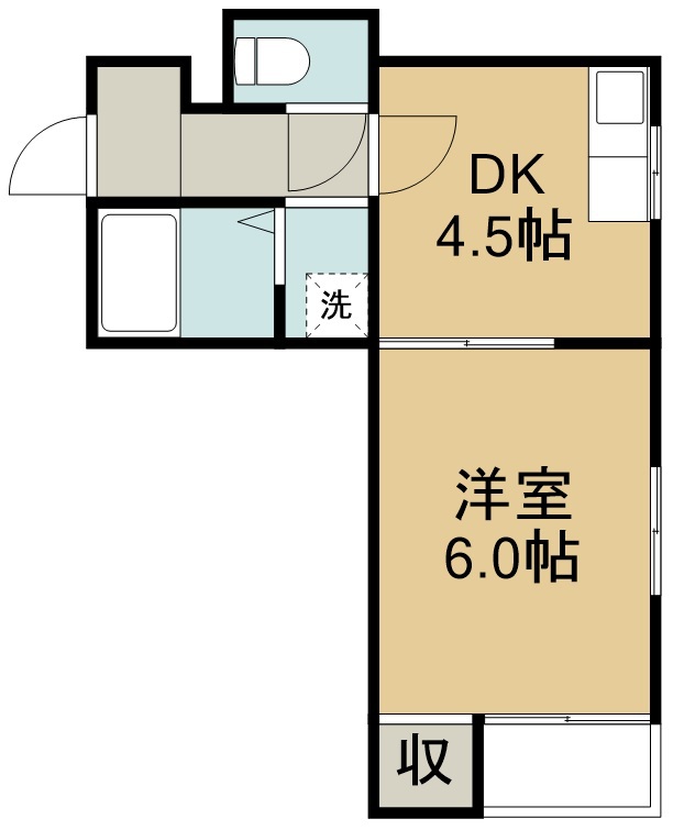 αＮＥＸＴタカサゴＮｏ．２ 205号室 間取り