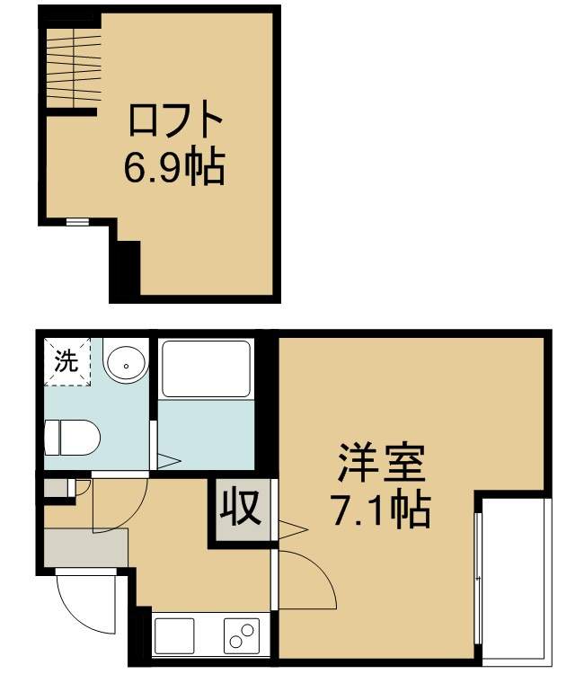 Ｈｏｌｙ　Ｒｉｓｅ 103号室 間取り