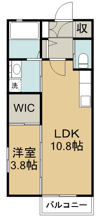 モイストライズ 201号室 間取り