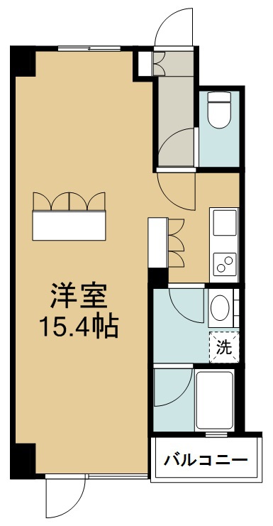 シティ連坊Ⅱ 間取り図