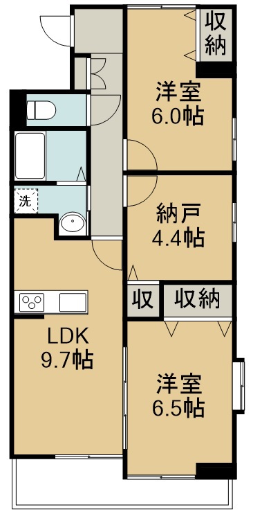 セザール一高南 間取り図