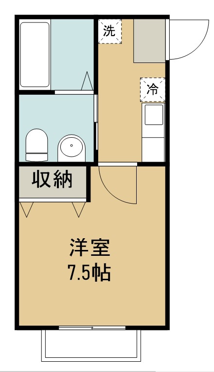 アスコット連坊駅前Ⅰ 間取り図