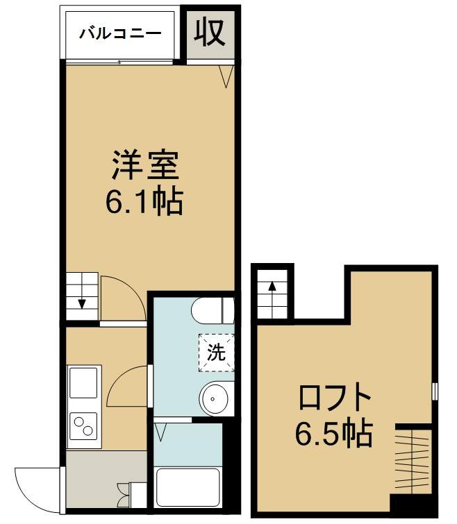 シャンテスクエア保春院前丁Ⅰ 102号室 間取り