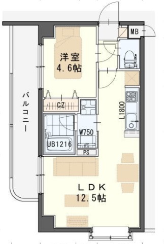 グレース萩野町 301号室 間取り