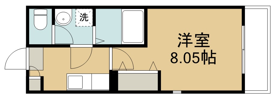 クレフラスト小鶴新田駅西Ａ 205号室 間取り