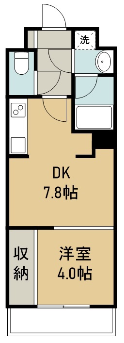 ＴＨＥ　ＩｏＴ　Ｈａｒａｎｏｍａｃｈｉ　α 403号室 間取り