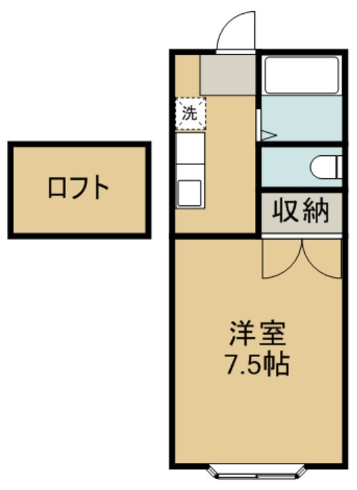 ホワイトキャッスル南小泉ビレジＣ棟 間取り図