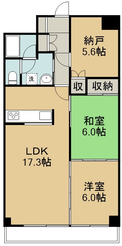 五輪近江ビル 間取り図