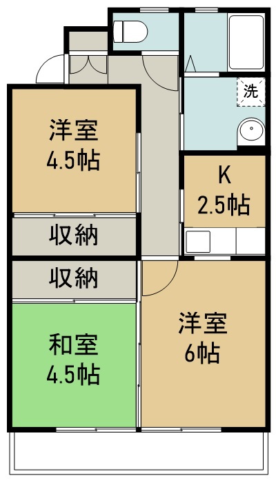 ＭＴ五輪 101号室 間取り