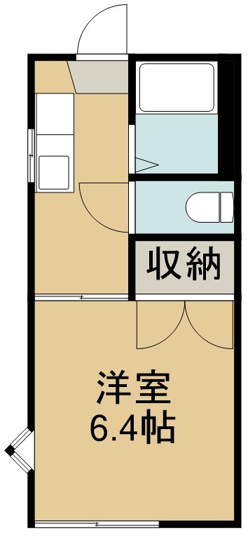 グリーンハイム 101号室 間取り
