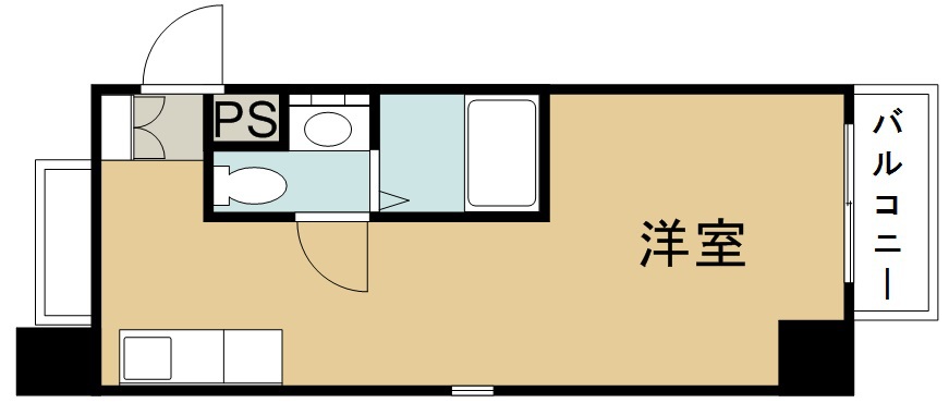 パレスＲＸ大和町 504号室 間取り