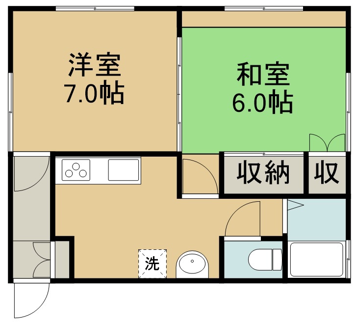 コンフォートＫ 103号室 間取り