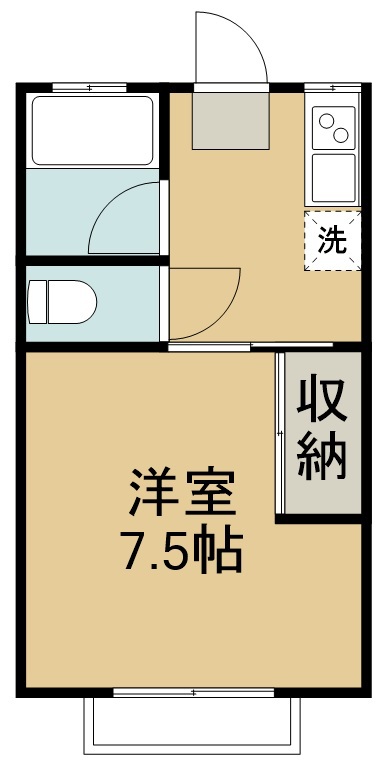 第二竹内コーポ 間取り図