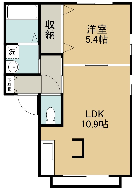 セフィラ仙台東 202号室 間取り