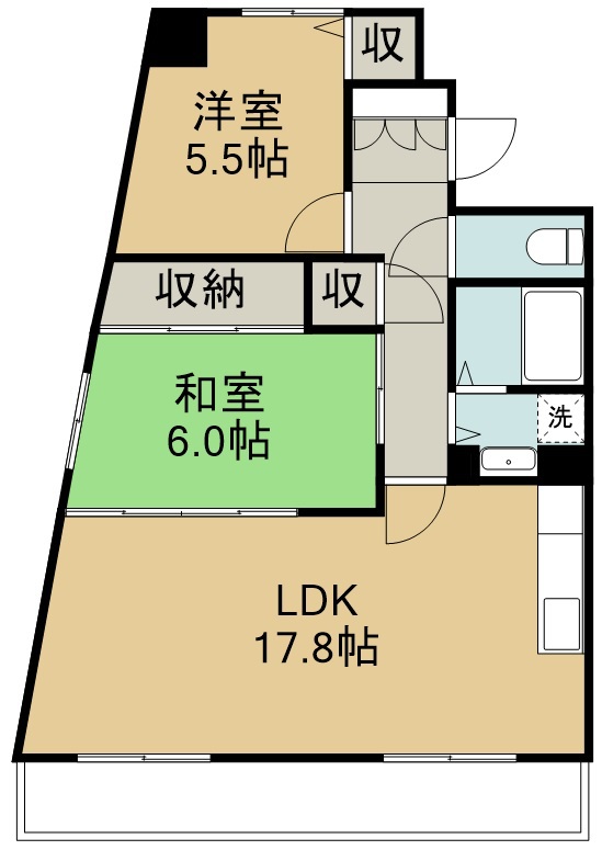 ベルソーレ木ノ下 間取り図