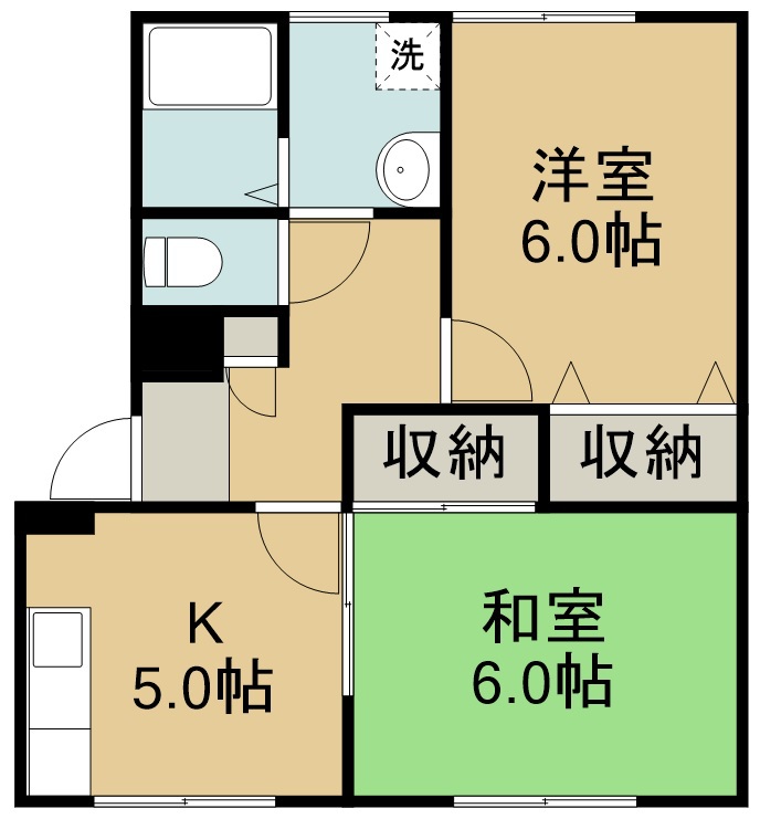 レジデンス愛子 間取り図