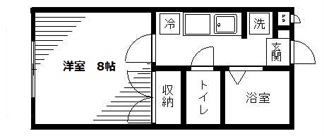 エクセレントKEI 102号室 間取り