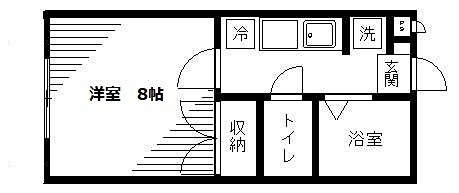 エクセレントKEI 103号室 間取り