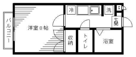 エクセレントKEI 201号室 間取り
