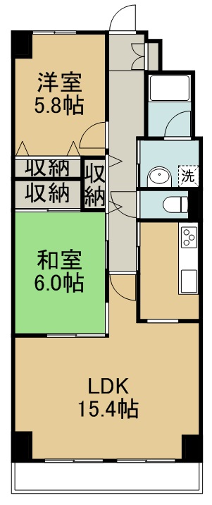 東仙台ガーデンハイツⅢ 間取り図