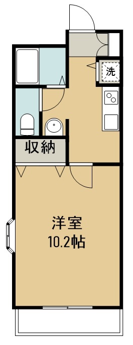 ビューハイツＫ 間取り図