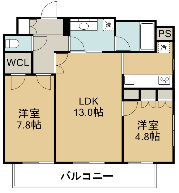 ＲａｍｓｅｓＡ仙台駅前ターミナル 間取り図