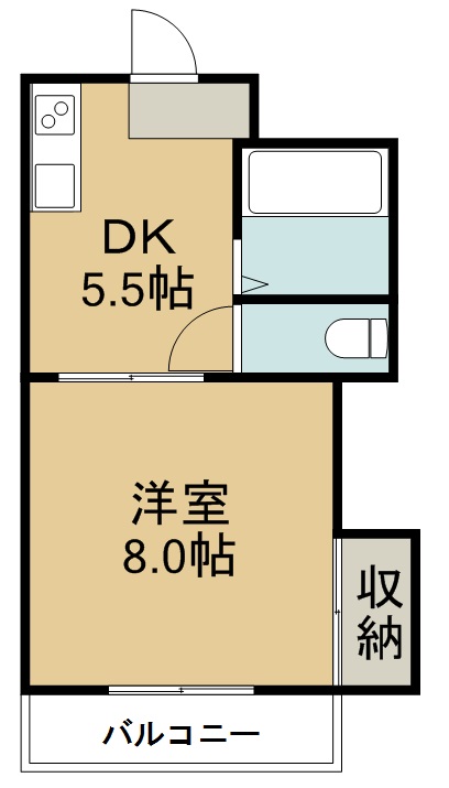 ノーヴァハイツ 206号室 間取り