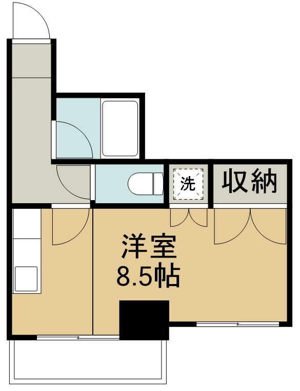 ダイアパレスリバーサイド八幡 間取り図