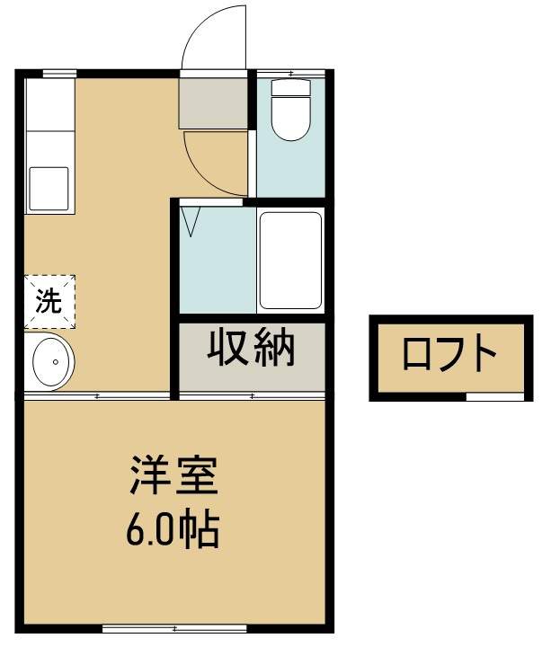 フレーズタウン木ノ下 202号室 間取り