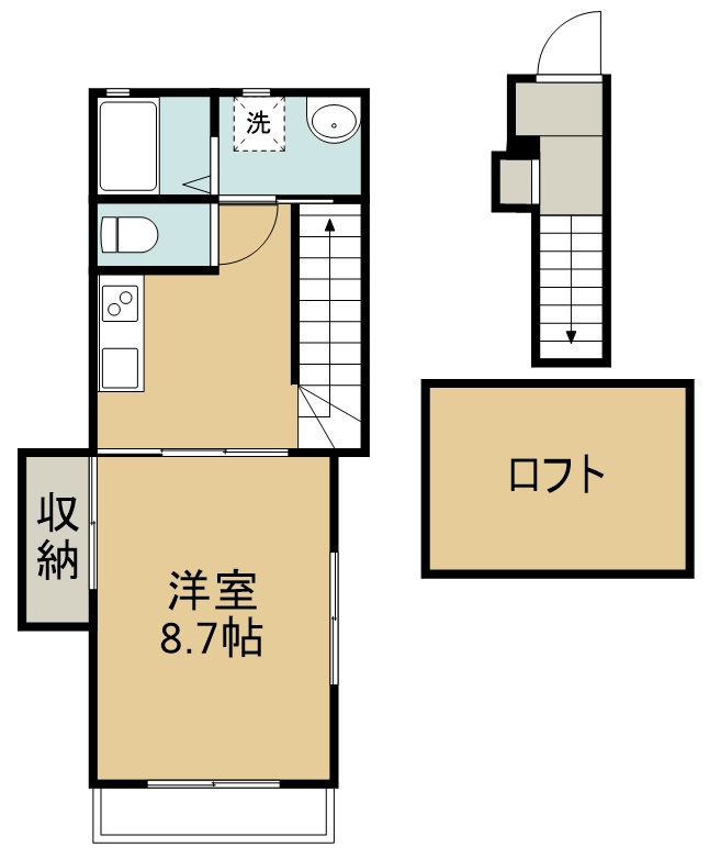 イルサンルイⅠ 間取り図