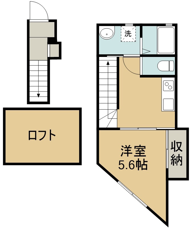 イルサンルイⅠ 間取り図