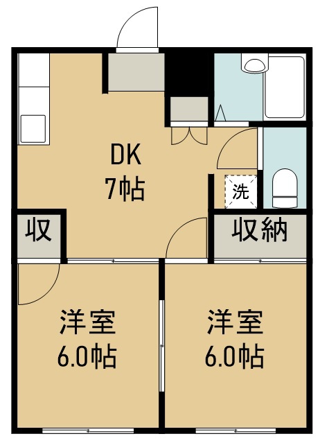 エトランゼⅡ 間取り図