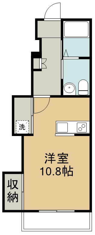 イルサンルイⅡ 103号室 間取り