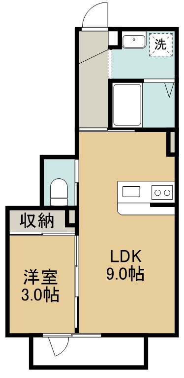 ａｎｙｒｅ高砂駅東Ⅱ 305号室 間取り