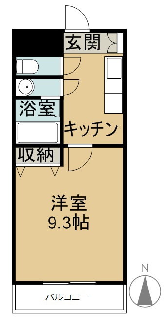 ハバードリーム６番館 間取り図