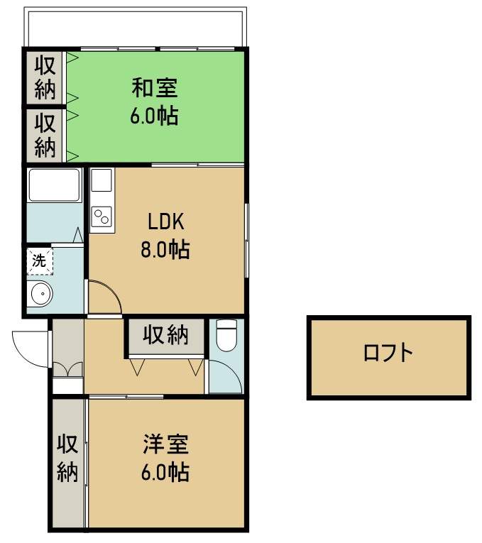 シェルマンシャトー 間取り図