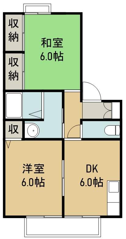 センチュリー１１３Ａ 102号室 間取り