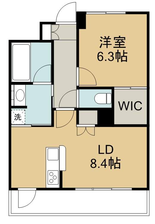 Ｍ’Ｓ　ＣＵＢＥ 306号室 間取り