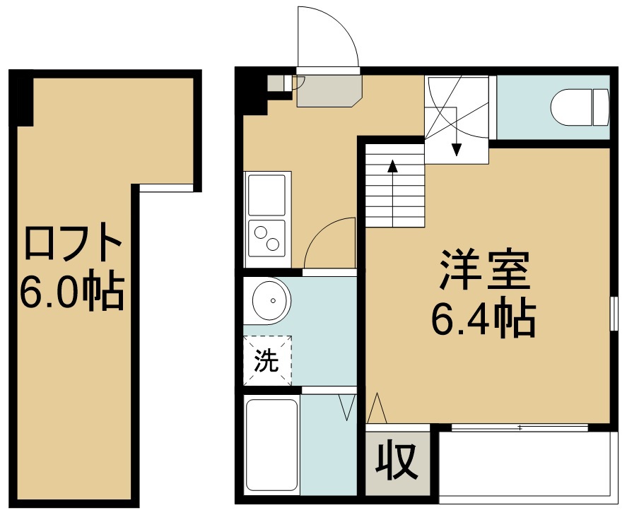 ハーモニーテラス新田Ⅴ 間取り図