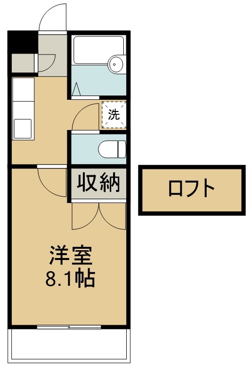 プリベール仙台２１ 212号室 間取り