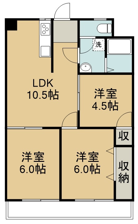 ハイム宮千代 間取り図