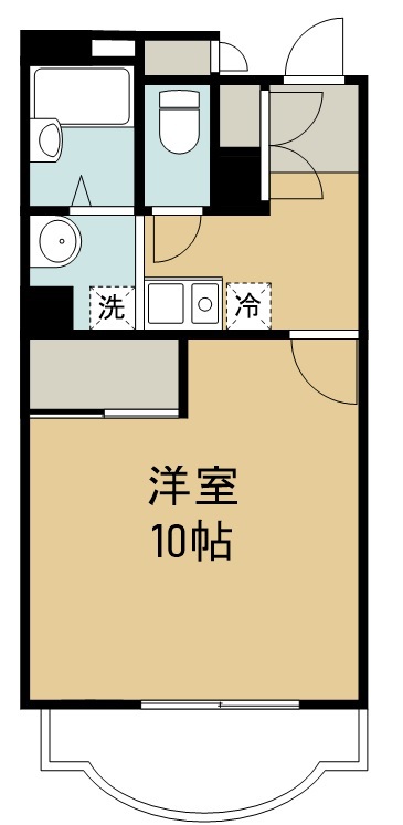 ロイヤルヒルズ成田町 302号室 間取り