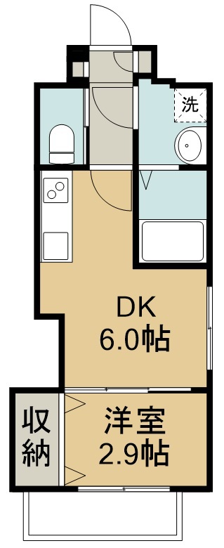 シェルグランデ原町 1304号室 間取り