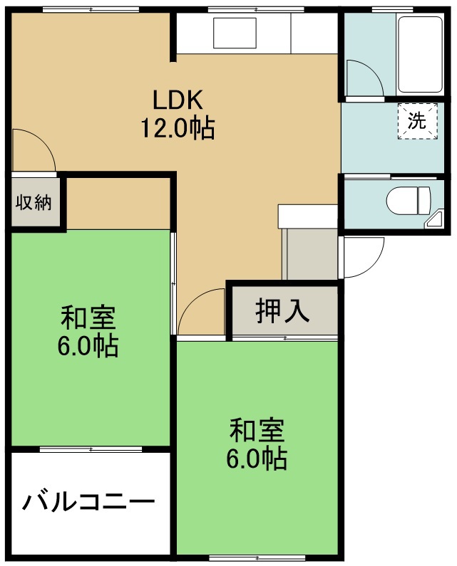 太田マンション 間取り図