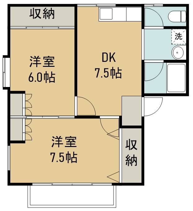 グレース中倉 間取り図