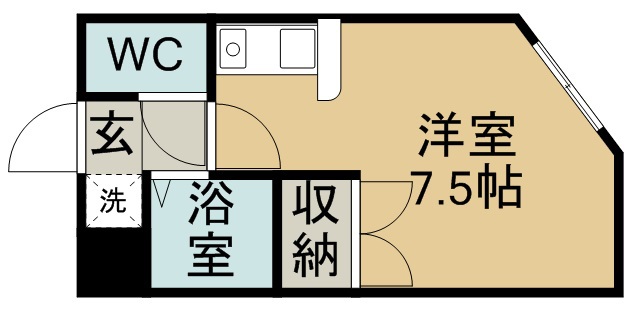 アイショウプラザ萩野町Ⅱ 403号室 間取り