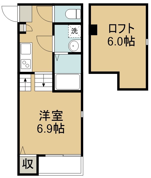 ハーモニーテラス東仙台Ⅶ 間取り図